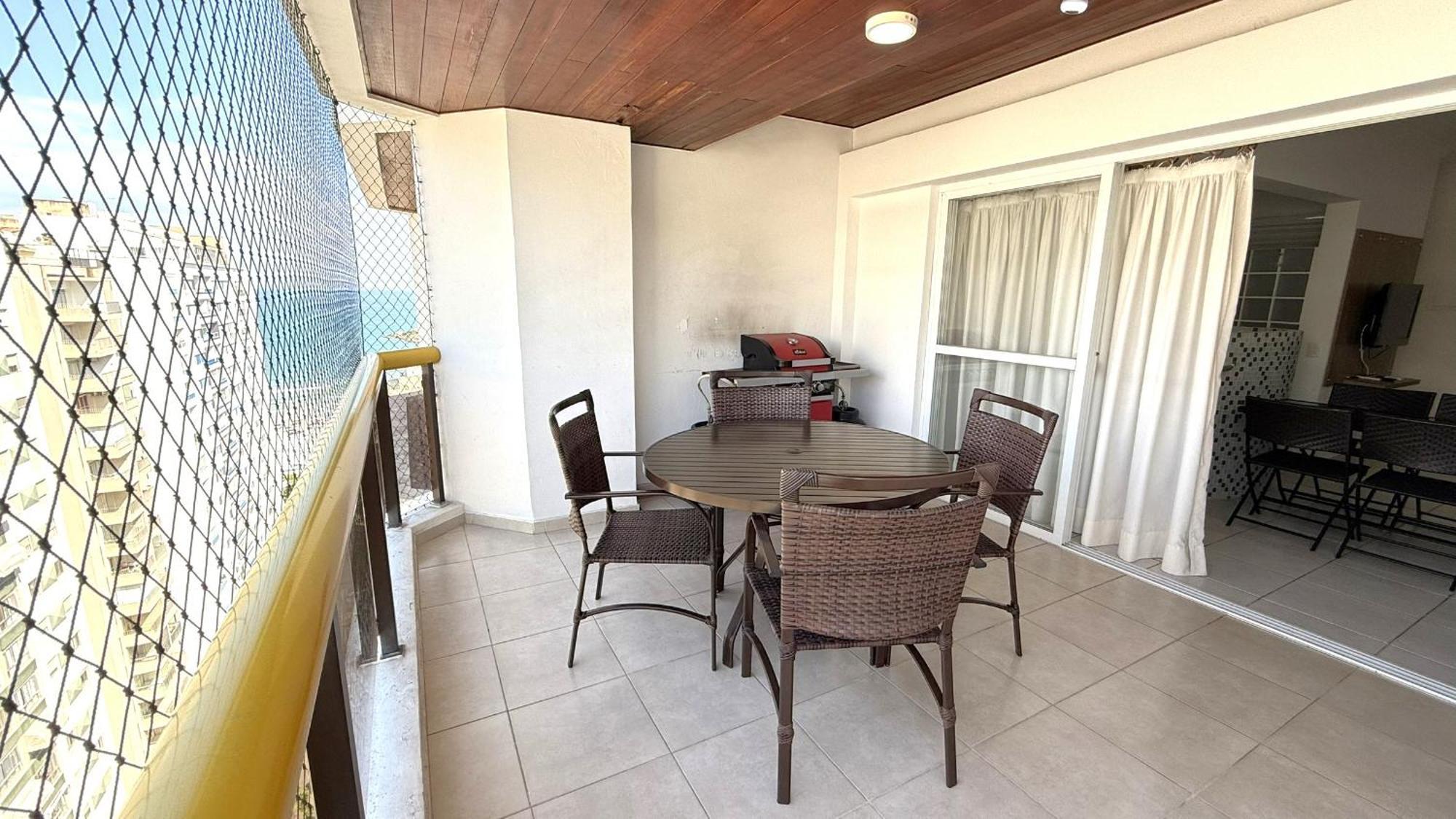 Flat A 1 Quadra Da Praia Das Pitangueiras - Ar Condicionado - 6 Pessoas Guarujá Exterior foto